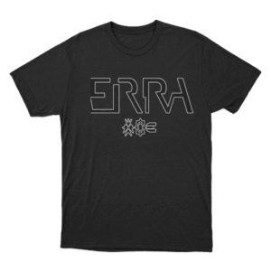 ERRA Band Logo With Geometric Icons T Shirt Black