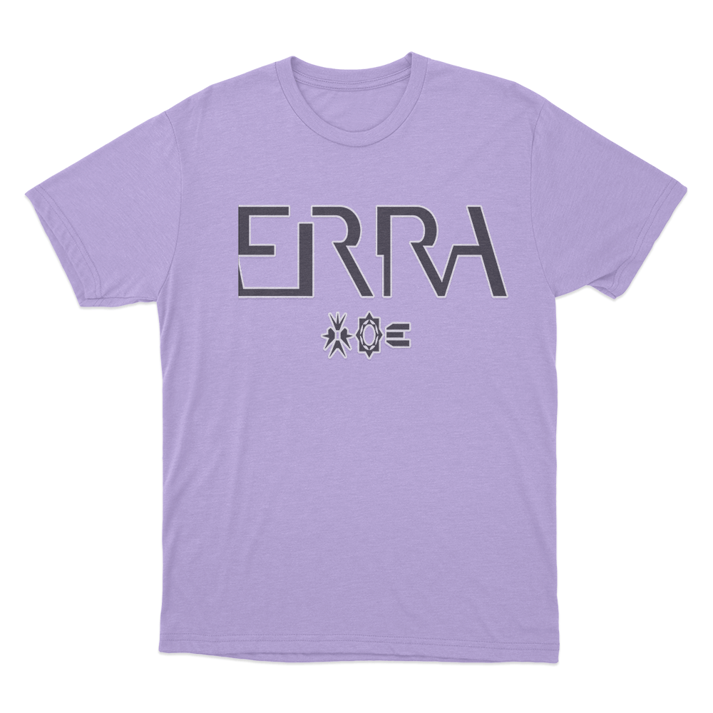 ERRA Band Logo With Geometric Icons T Shirt Purple ERRA Band Logo With Geometric Icons T Shirt Purple