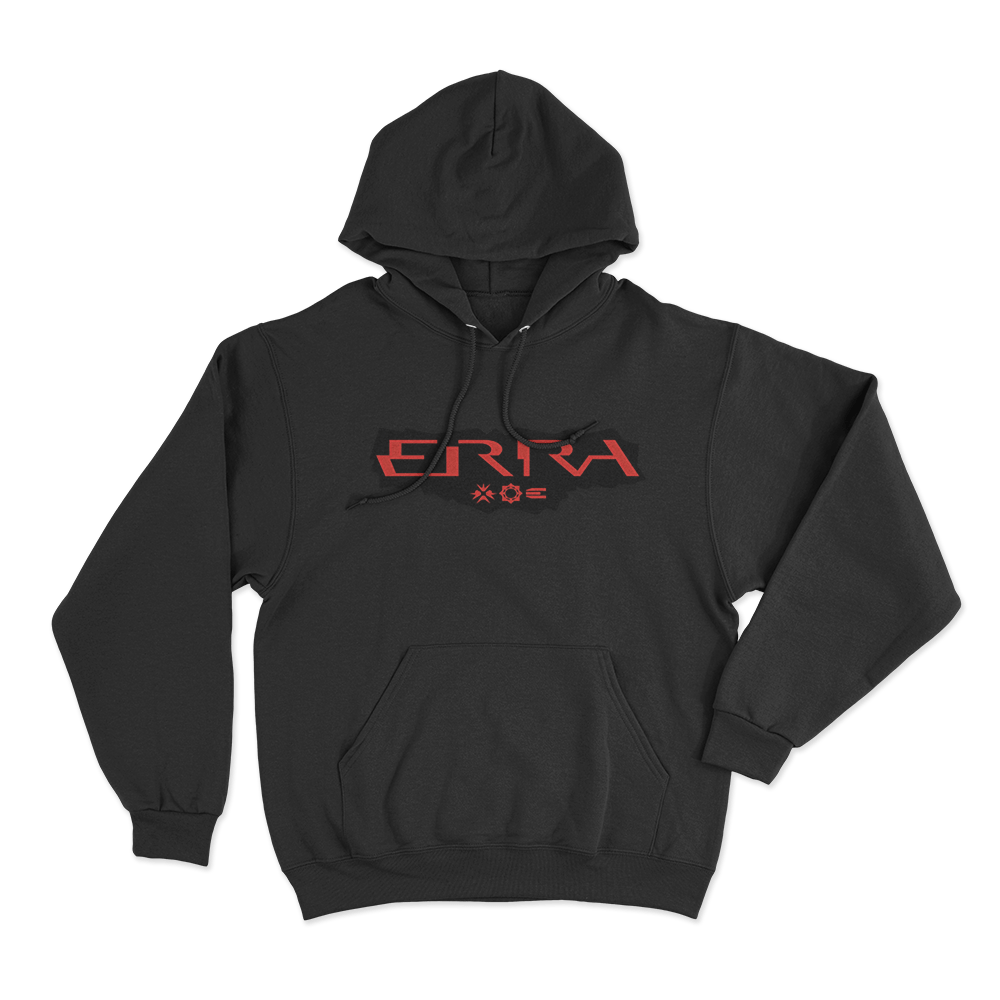 ERRA Band Patch Design Hoodie Black ERRA Band Patch Design Hoodie Black