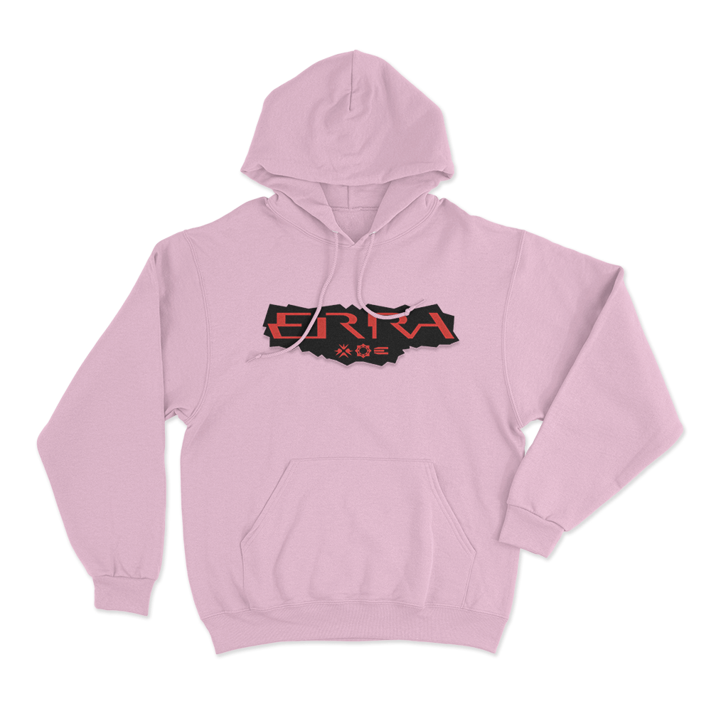 ERRA Band Patch Design Hoodie Pink ERRA Band Patch Design Hoodie Pink