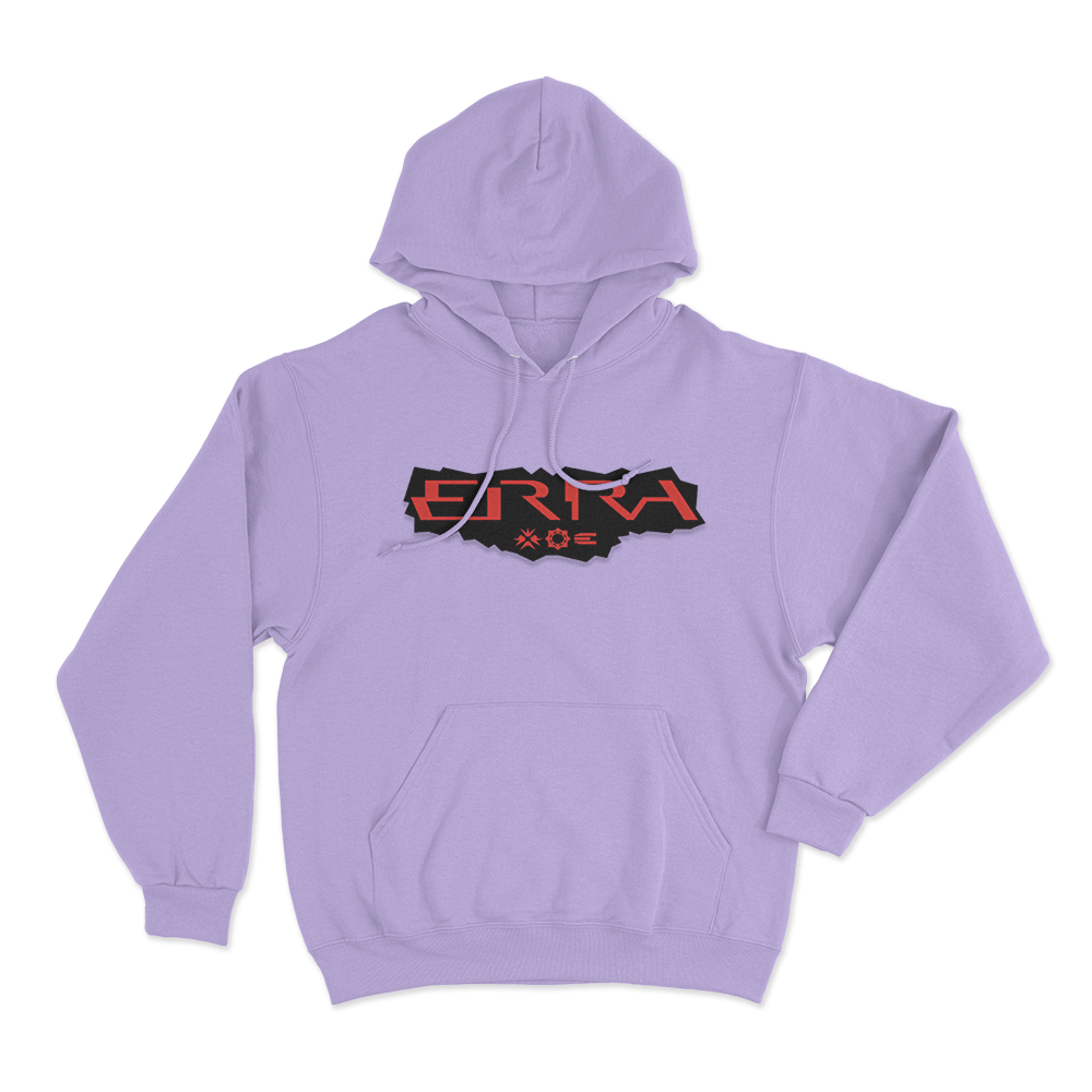 ERRA Band Patch Design Hoodie Purple ERRA Band Patch Design Hoodie Purple