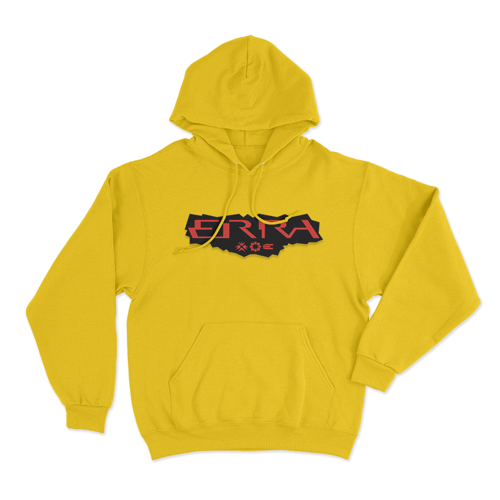ERRA Band Patch Design Hoodie Yellow ERRA Band Patch Design Hoodie Yellow