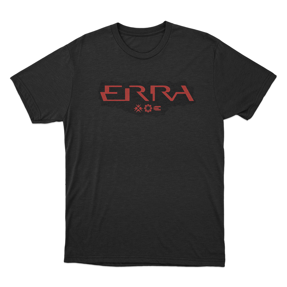 ERRA Band Patch Design T Shirt Black ERRA Band Patch Design T Shirt Black