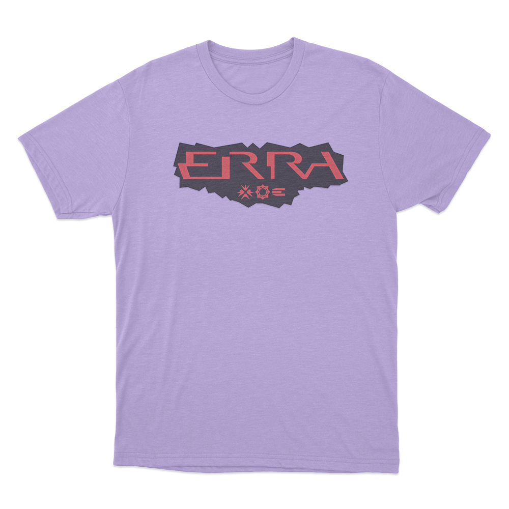 ERRA Band Patch Design T Shirt Purple ERRA Band Patch Design T Shirt Purple