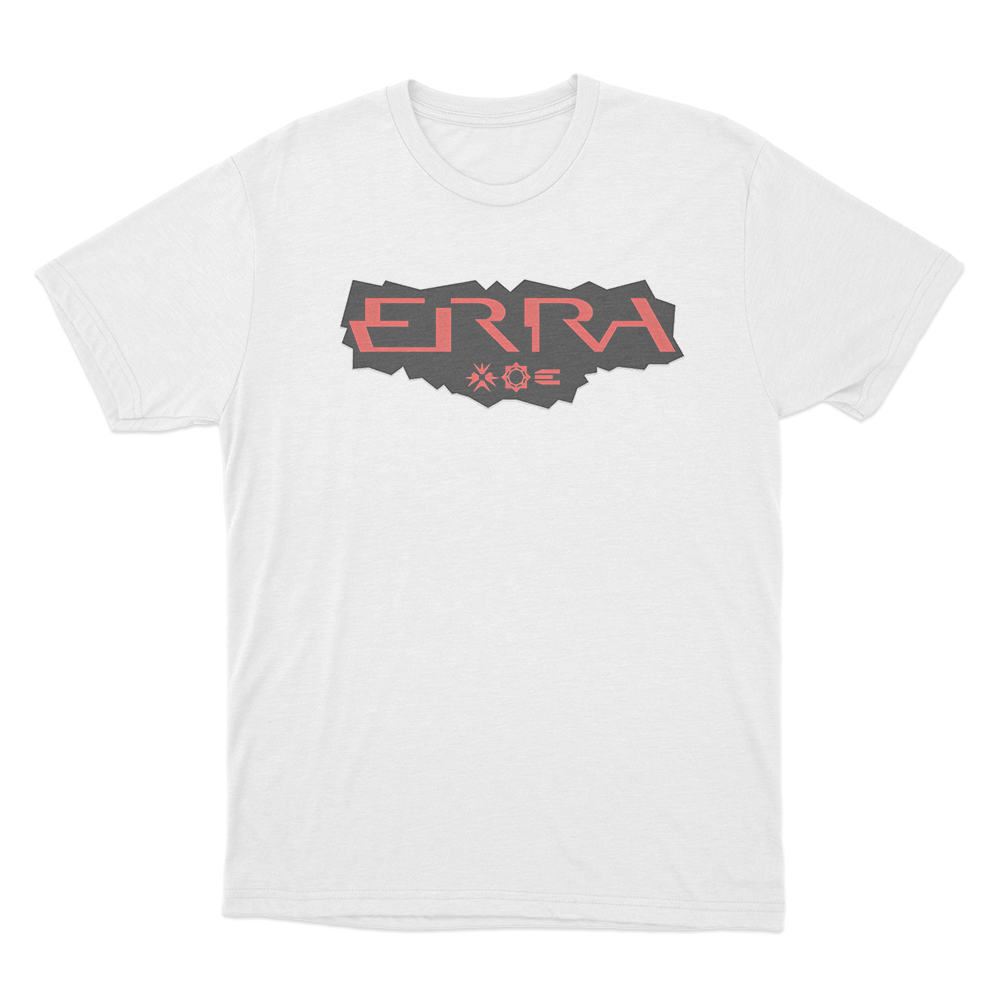 ERRA Band Patch Design T Shirt White ERRA Band Patch Design T Shirt White