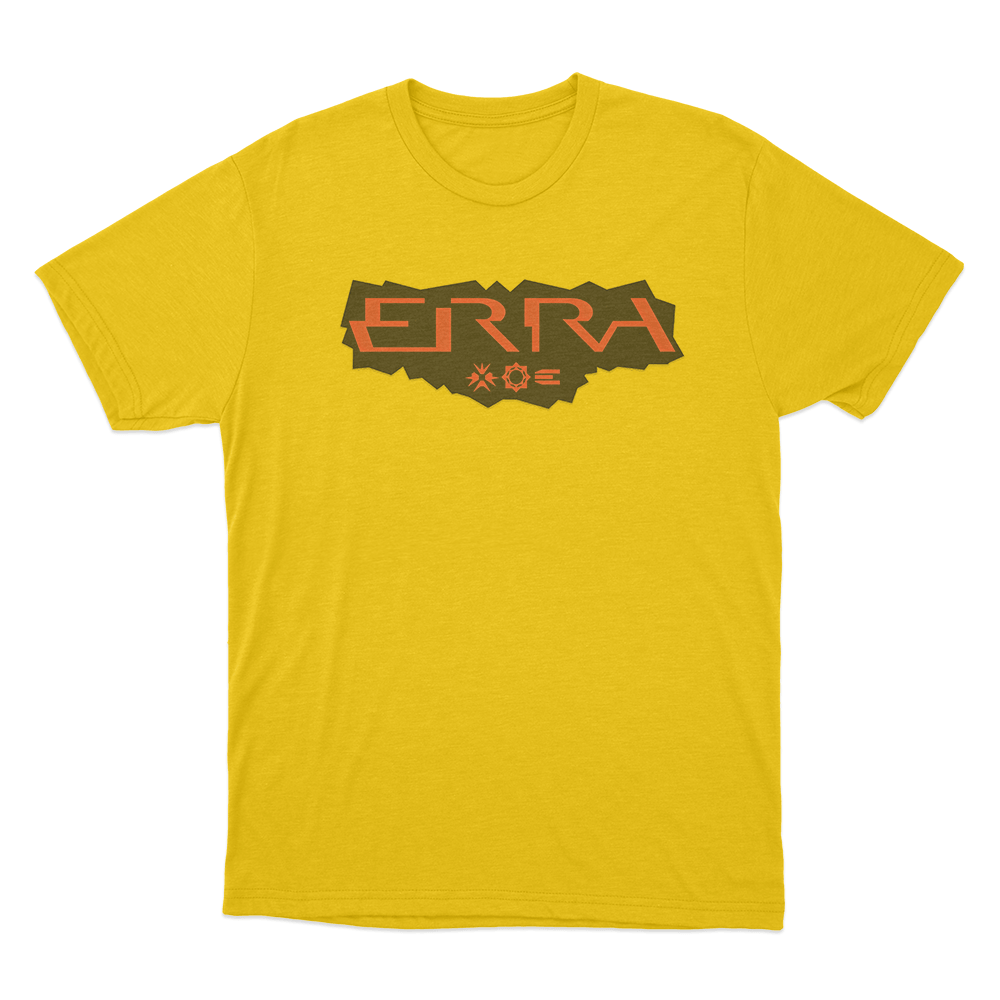 ERRA Band Patch Design T Shirt Yellow ERRA Band Patch Design T Shirt Yellow