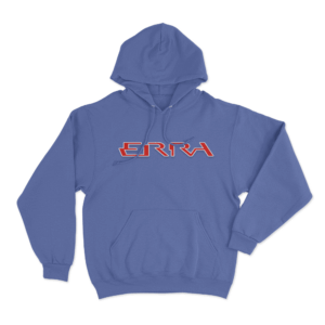 ERRA Band Red Logo Hoodie Blue