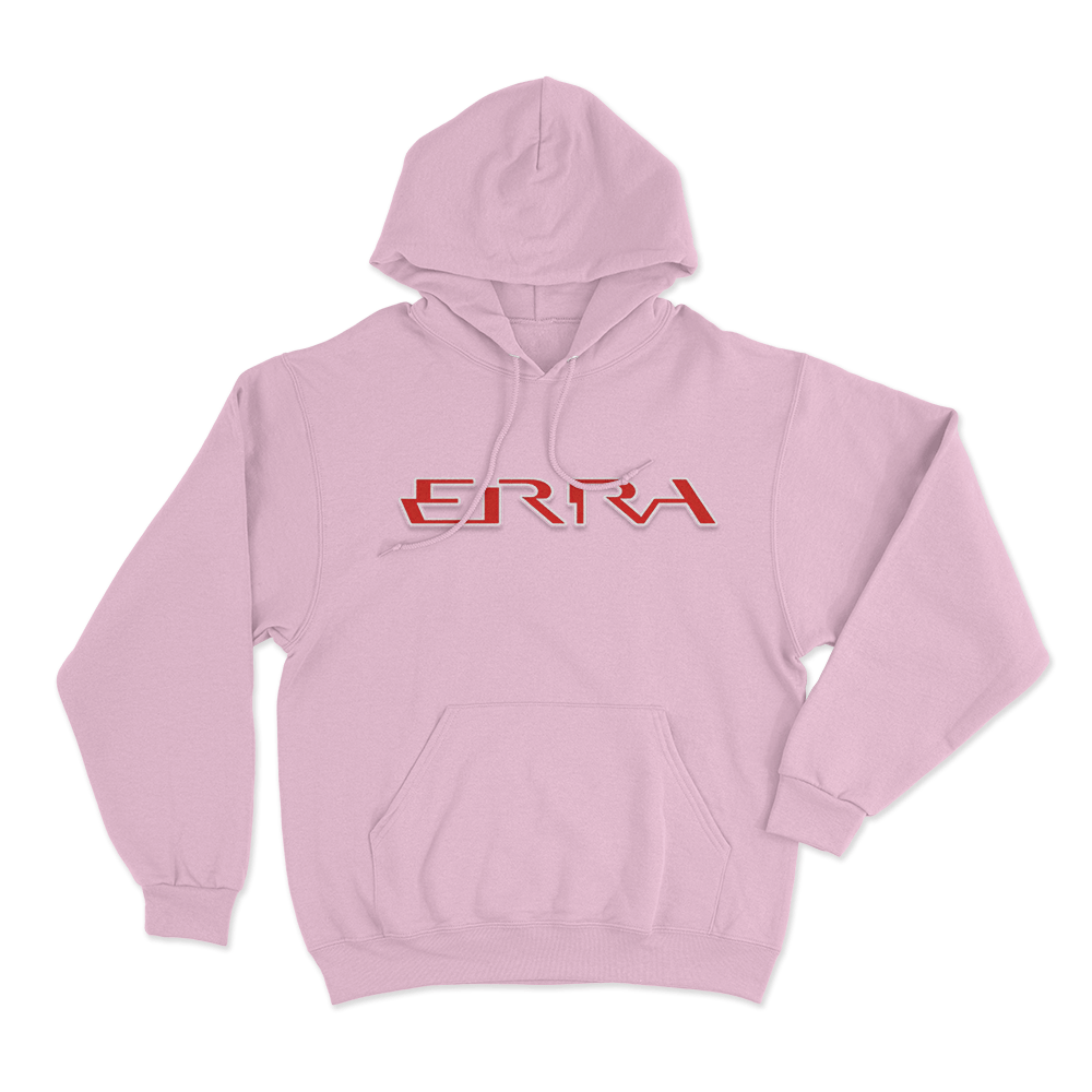 ERRA Band Red Logo Hoodie Pink ERRA Band Red Logo Hoodie Pink